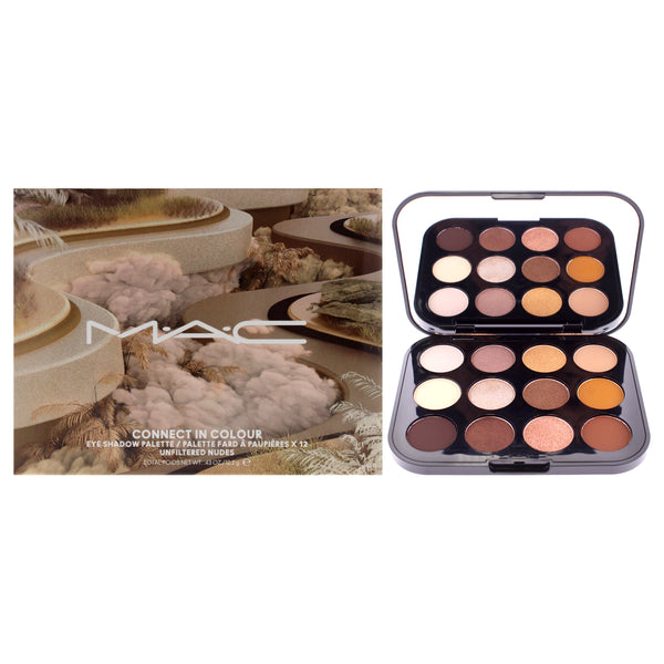 MAC Connect In Colour Eye Shadow Palette - Unfiltered Nudes by MAC for Women - 0.43 oz Eye Shadow