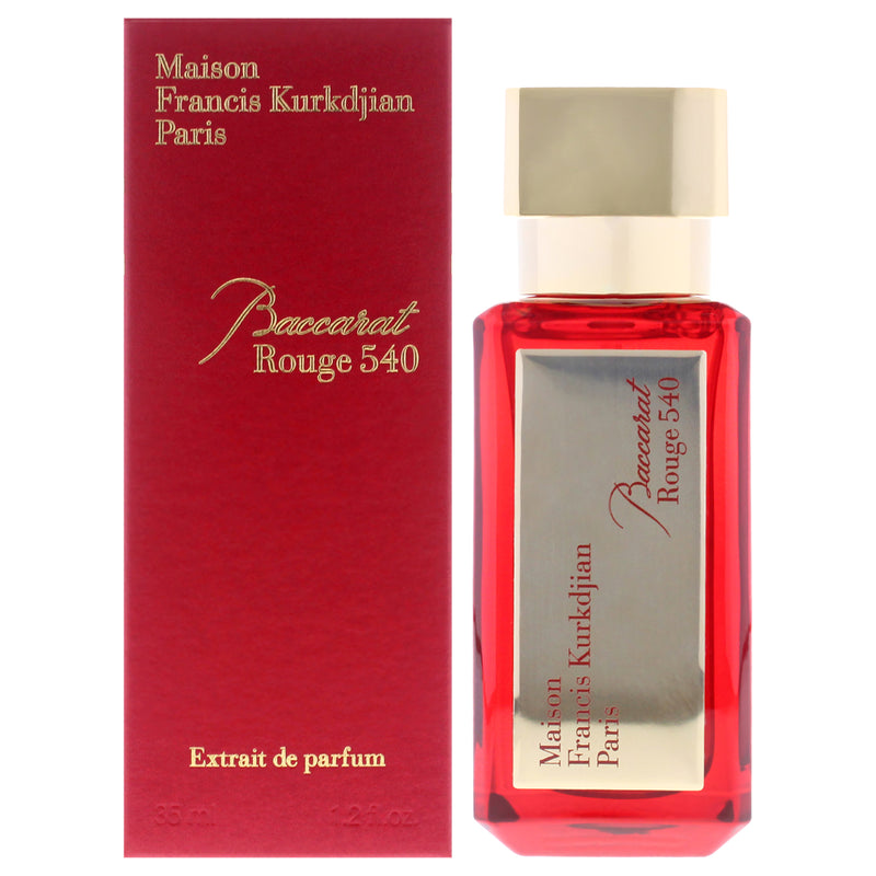 Maison Francis Kurkdjian Baccarat Rouge 540 by Maison Francis Kurkdjian for Unisex - 1.2 oz Extrait De Parfum Spray