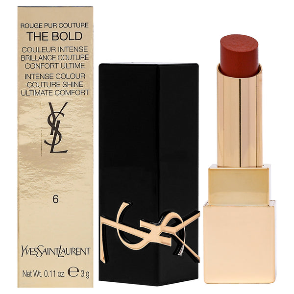 Yves Saint Laurent Rouge Pur Couture The Bold Lipstick - 6 Reignited Amber by Yves Saint Laurent for Women - 0.11 oz Lipstick