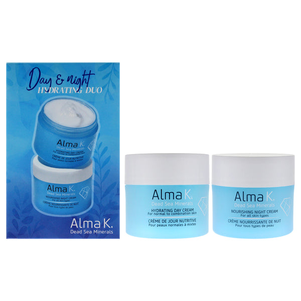 Alma K Day and Night Hydrating Duo by Alma K for Women - 2 Pc 1.7oz Hydrating Day Cream for Normal to Combination Skin, 1.7oz Nourishing Night Cream for All Skin Types