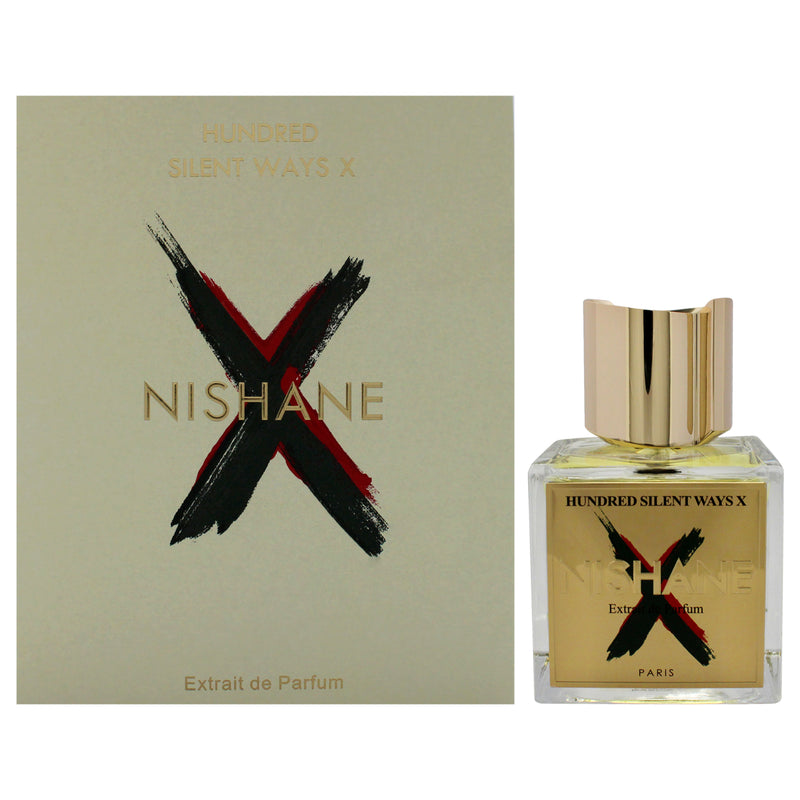 Nishane The X Collection - Hundred Silent Ways X by Nishane for Unisex - 3.4 oz Extrait De Parfum Spray