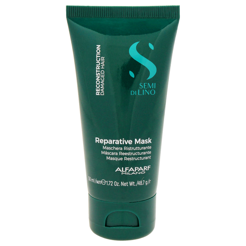 Alfaparf Milano Semi Di Lino Reconstruction Reparative Mask by Alfaparf Milano for Unisex - 1.72 oz Masque