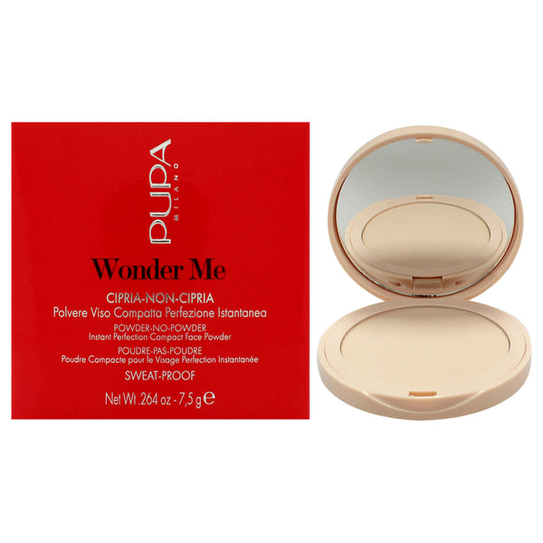 Pupa Milano Wonder Me Powder No Powder - 010 Ivory by Pupa Milano for Women - 0.26 oz Powder