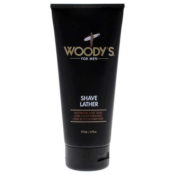 Woodys Shave Lather Cream by Woodys for Men - 6 oz Shave Cream