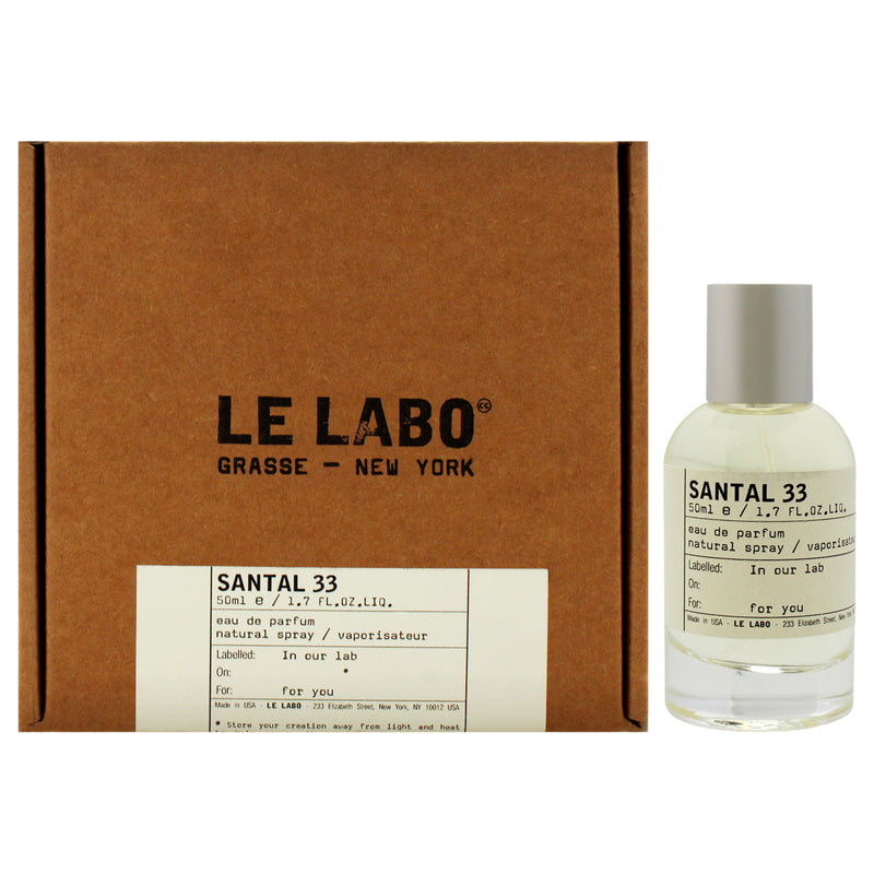 Le Labo Santal No 33 by Le Labo for Unisex - 1.7 oz EDP Spray