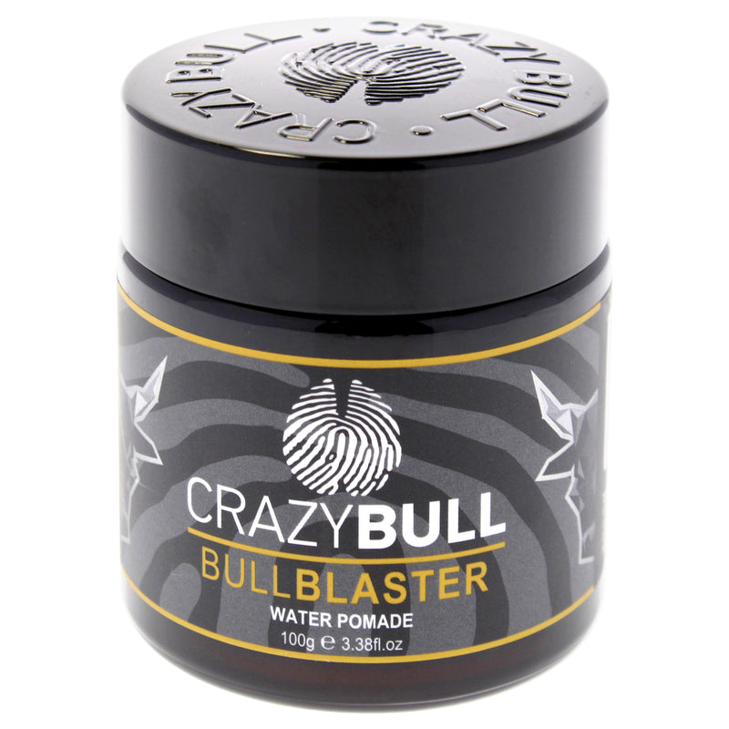 Crazy Bull Hair Bull Blaster - Water Pomade by Crazy Bull Hair for Men - 3.38 oz Pomade