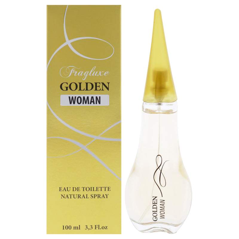 Fragluxe Golden by Fragluxe for Women - 3.3 oz EDT Spray