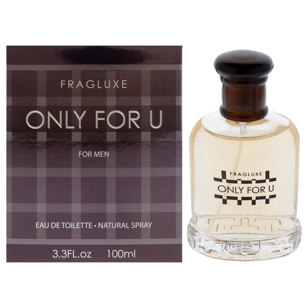 Fragluxe Only For U by Fragluxe for Men - 3.3 oz EDT Spray