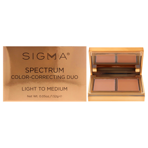 SIGMA Spectrum Color Correcting Duo - Light to Medium by SIGMA for Women - 0.05 oz Makeup