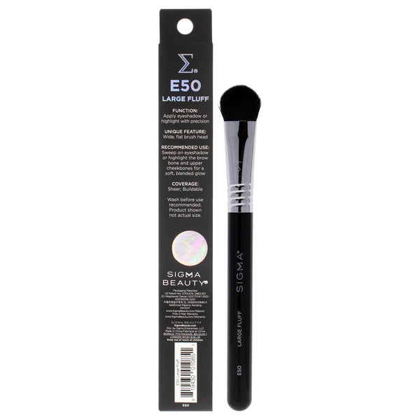 SIGMA Large Fluff Brush - E50 by SIGMA for Women - 1 Pc Brush