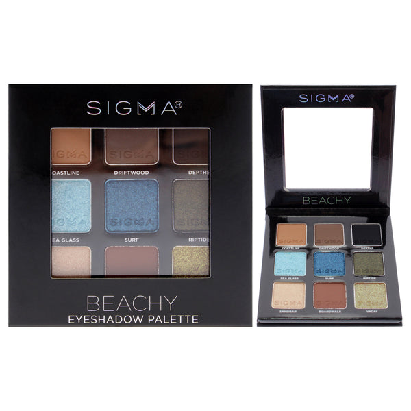 SIGMA Eyeshadow Palette - Beachy by SIGMA for Women - 0.32 oz Eye Shadow