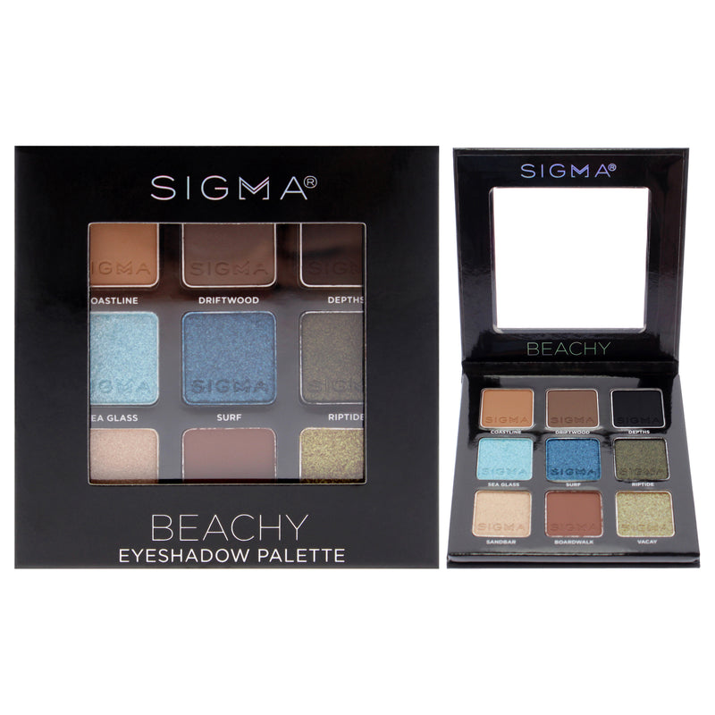 SIGMA Eyeshadow Palette - Beachy by SIGMA for Women - 0.32 oz Eye Shadow