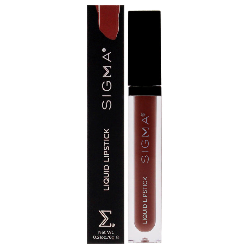 SIGMA Liquid Lipstick - Dapper by SIGMA for Women - 0.21 oz Lipstick