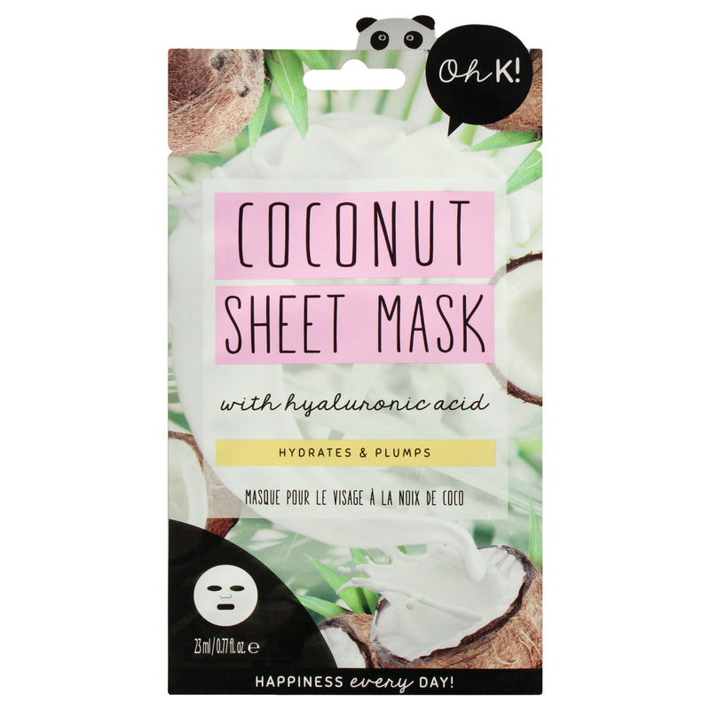 Oh K! Sheet Mask - Coconut by Oh K! for Unisex - 1 Pc Mask