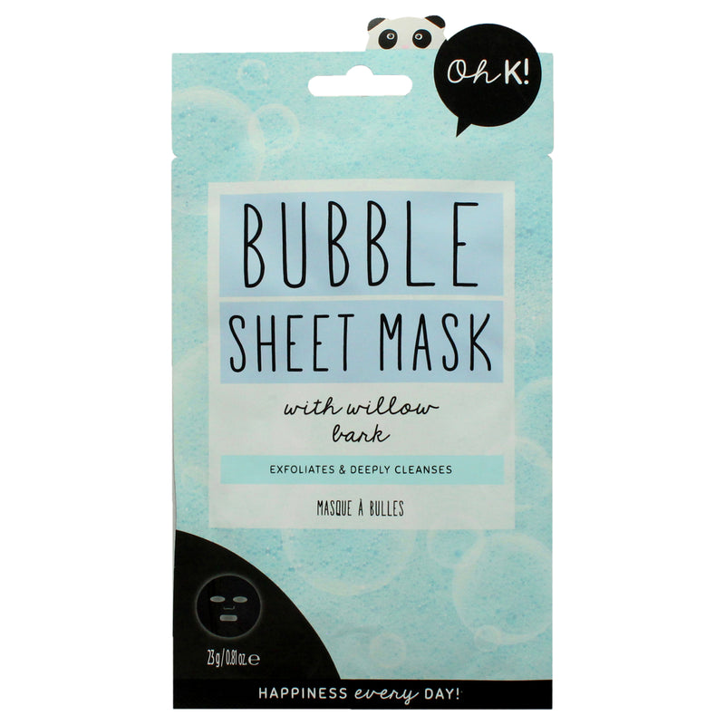 Oh K! Bubble Sheet Mask - Willow Bark by Oh K! for Unisex - 1 Pc Mask