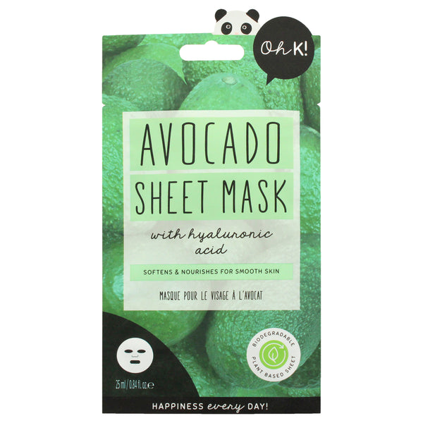 Oh K! Sheet Mask - Avocado by Oh K! for Unisex - 1 Pc Mask