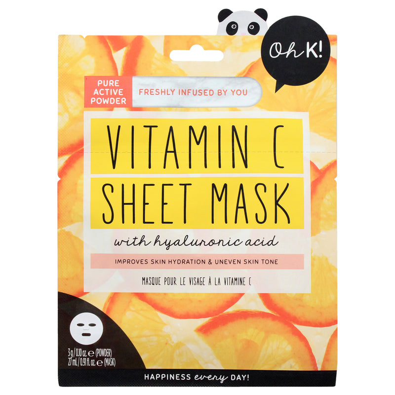 Oh K! Sheet Mask - Vitamin C by Oh K! for Unisex - 1 Pc Mask