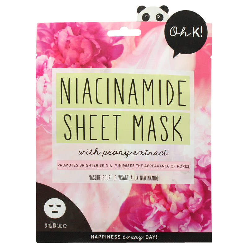 Oh K! Sheet Mask - Niacinamide by Oh K! for Unisex - 1 Pc Mask