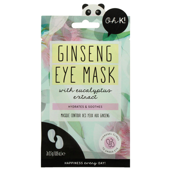 Oh K! Eye Mask - Ginseng and Eucalyptus by Oh K! for Unisex - 1 Pair Mask