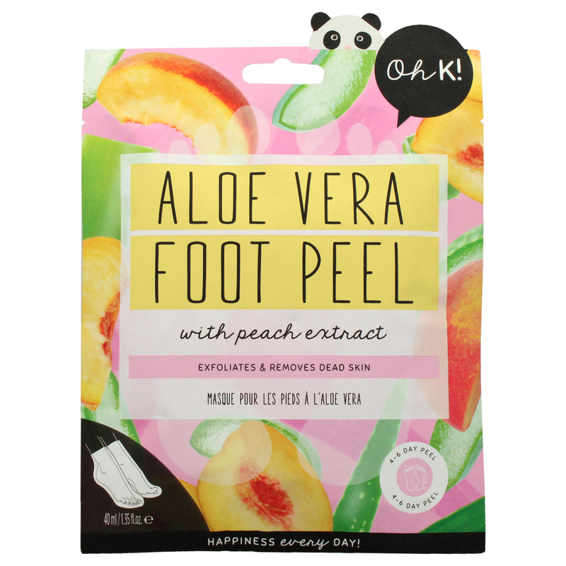 Oh K! Foot Peel Mask - Aloe Vera by Oh K! for Unisex - 1 Pair Mask