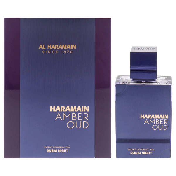 Al Haramain Amber Oud - Dubai Night Edition by Al Haramain for Unisex - 2.53 oz Extrait De Parfum Spray