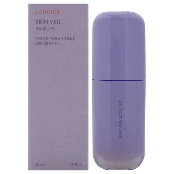 Laneige Skin Veil Base Ex No. 40 Pure Violet SPF 28 PA Plus by Laneige for Women - 1 oz Makeup
