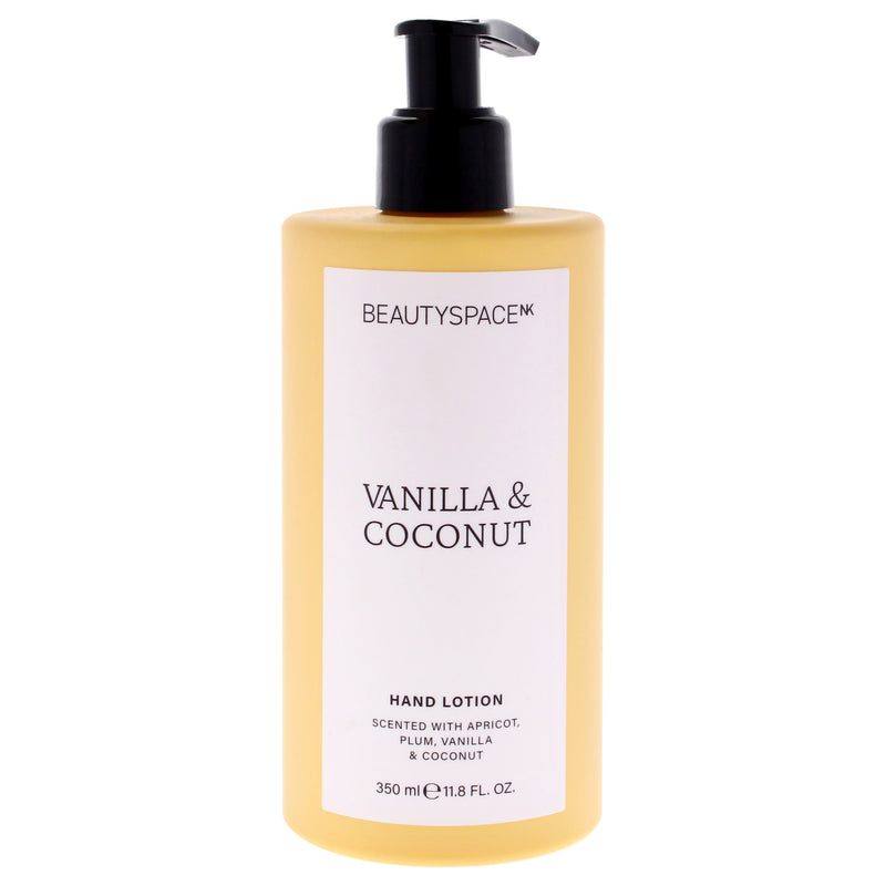BeautySpace Beauty Space Hand Lotion - Vanilla and Coconut by BeautySpace for Unisex - 11.8 oz Hand Lotion