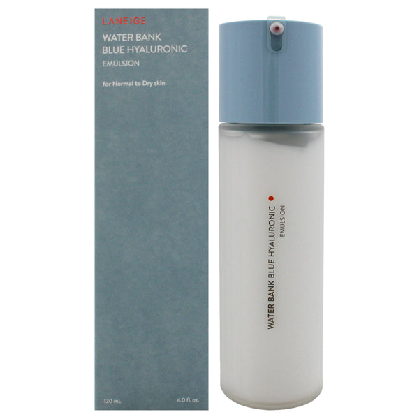 Laneige Water Bank Blue Hyaluronic Emulsion - Normal to Dry Skin by Laneige for Women - 4 oz Emulsion