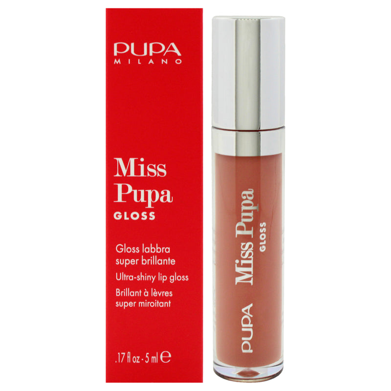 Pupa Milano Miss Pupa Gloss Ultra-Shine Lip Gloss - 405 Blush Nude by Pupa Milano for Women - 0.17 oz Lip Gloss