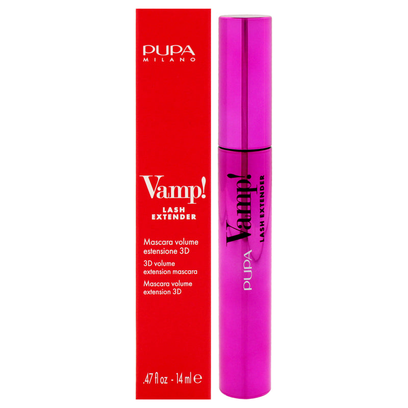 Pupa Milano Vamp! Lash Extender Mascara - 112 Extra Black by Pupa Milano for Women - 0.47 oz Mascara