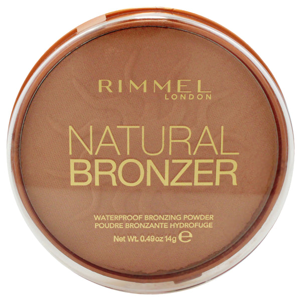 Rimmel London Natural Bronzer Waterproof Powder - 022 Sun Bronze by Rimmel London for Women - 0.49 oz Bronzer