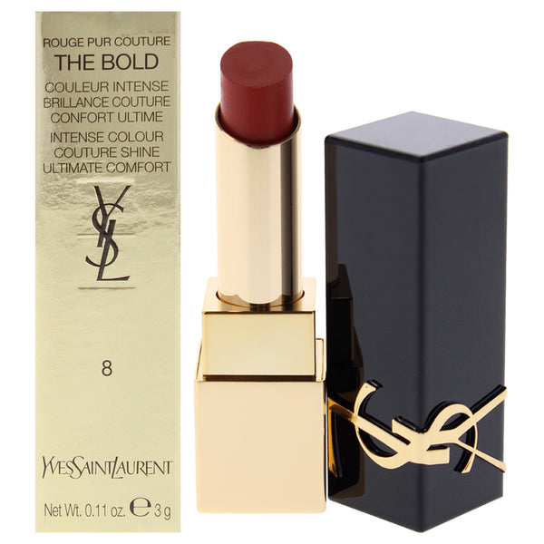 Yves Saint Laurent Rouge Pur Couture The Bold Lipstick - 08 Fearless Carnelian by Yves Saint Laurent for Women - 0.11 oz Lipstick
