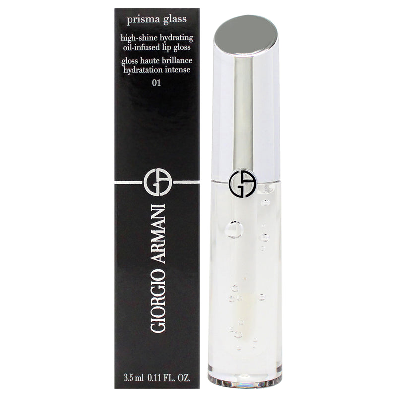 Giorgio Armani Prisma Glass Lip Gloss - 01 Clear Shine by Giorgio Armani for Women - 0.11 oz Lip Gloss
