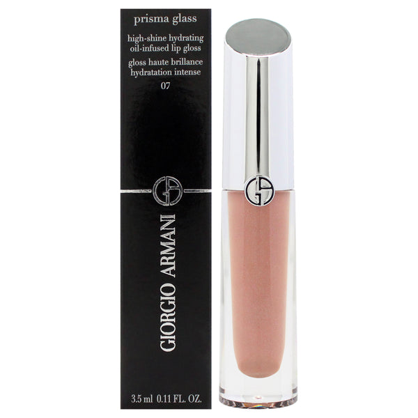 Giorgio Armani Prisma Glass Lip Gloss - 07 Nude Glow by Giorgio Armani for Women - 0.11 oz Lip Gloss