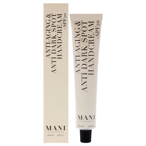 Mani Anti-Aging and Anti Dark Spot Hand Cream SPF 20 by Mani for Women - 1.69 oz Cream