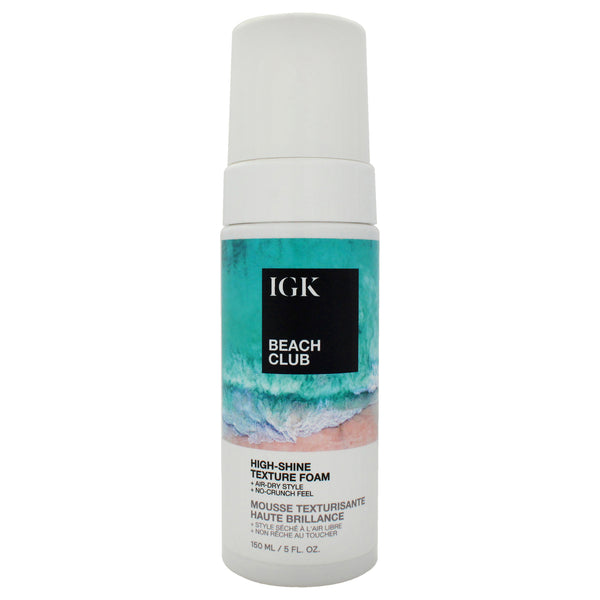 IGK Beach Club High Shine Texture Foam by IGK for Unisex - 5 oz Foam
