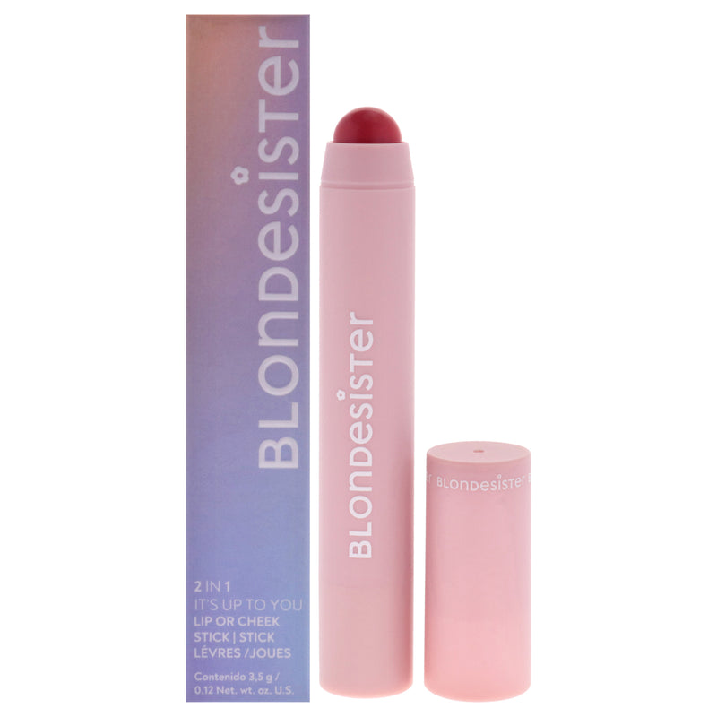 Blondesister 2 in 1 Its Up To You Lip and Cheek - 03 Fire Red by Blondesister for Women - 0.12 oz Makeup