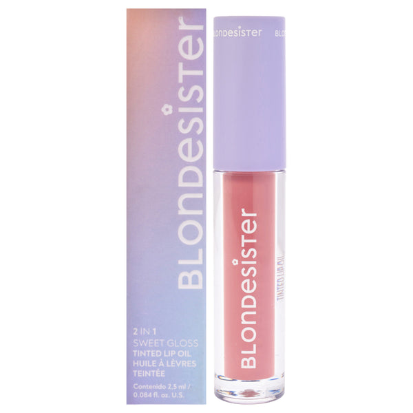 Blondesister 2 in 1 Sweer Gloss Tinted Lip Oil - 01 Sugar Nude by Blondesister for Women - 0.084 oz Lip Oil