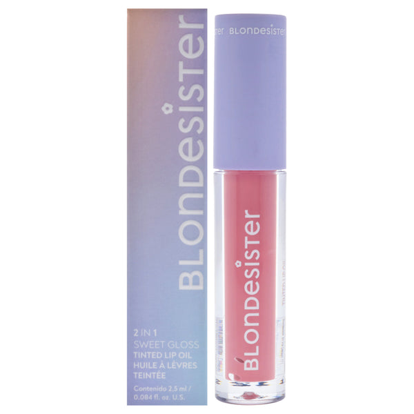 Blondesister 2 in 1 Sweet Gloss Tinted Lip Oil - 02 Pink Chocolate by Blondesister for Women - 0.084 oz Lip Oil