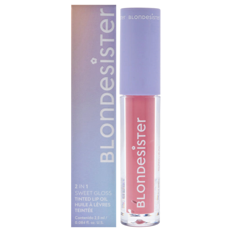 Blondesister 2 in 1 Sweet Gloss Tinted Lip Oil - 02 Pink Chocolate by Blondesister for Women - 0.084 oz Lip Oil