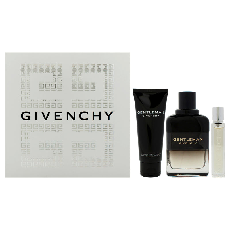 Givenchy Gentleman Givenchy by Givenchy for Men - 3 Pc Gift Set 3.3oz Gentleman Boisee EDP Spray, 0.42oz EDP Spray, 2.5oz Shower Gel
