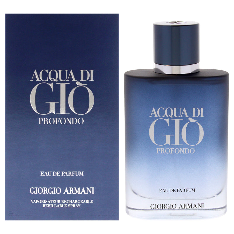 Giorgio Armani Acqua Di Gio Profondo by Giorgio Armani for Men - 3.3 oz EDP Spray