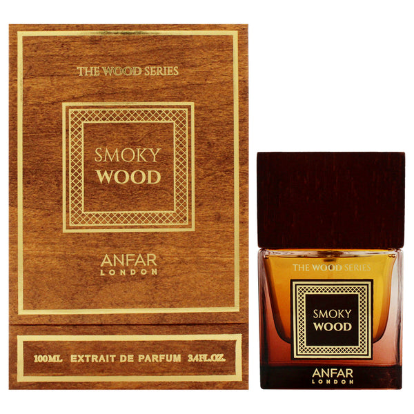 Anfar The Wood Series - Smoky Wood by Anfar for Men - 3.4 oz Extrait De Parfum Spray