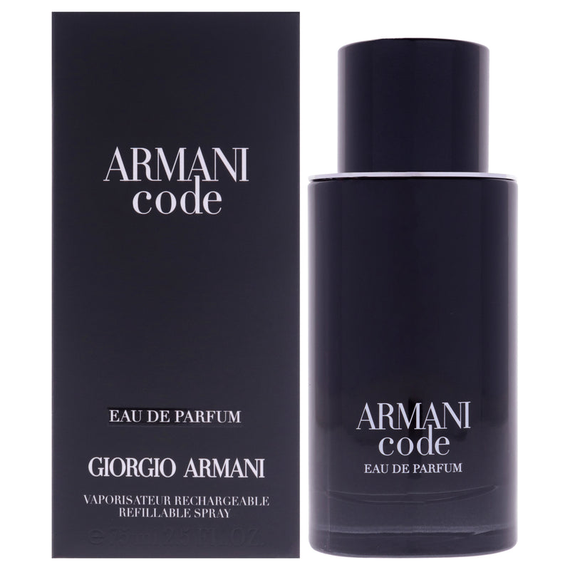 Armani Code by Giorgio Armani for Men - 2.5 oz EDP Spray (Refillable)