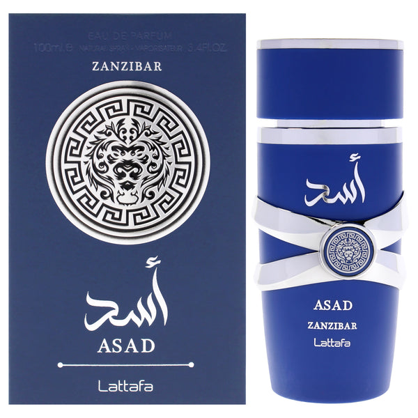 Lattafa Asad Zanzibar by Lattafa for Men - 3.4 oz EDP Spray