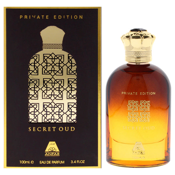 Anfar Private Edition - Secret Oud by Anfar for Men - 3.4 oz EDP Spray