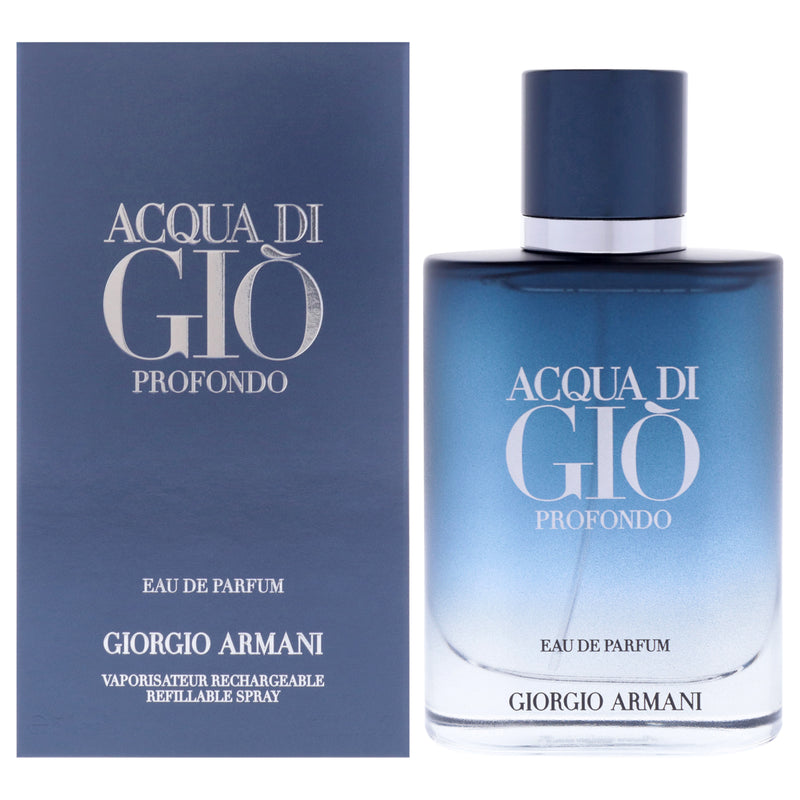 Giorgio Armani Acqua Di Gio Profondo by Giorgio Armani for Men - 1.6 oz EDP Spray