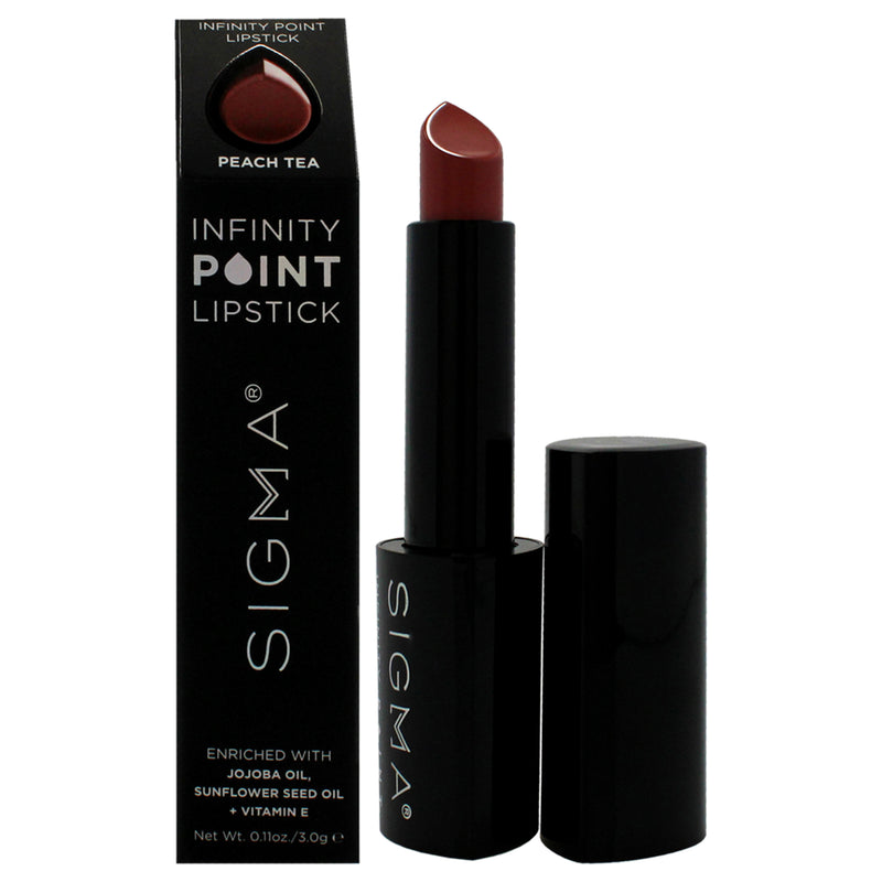SIGMA Infinity Point Lipstick - Peach Tea by SIGMA for Women - 0.11 oz Lipstick