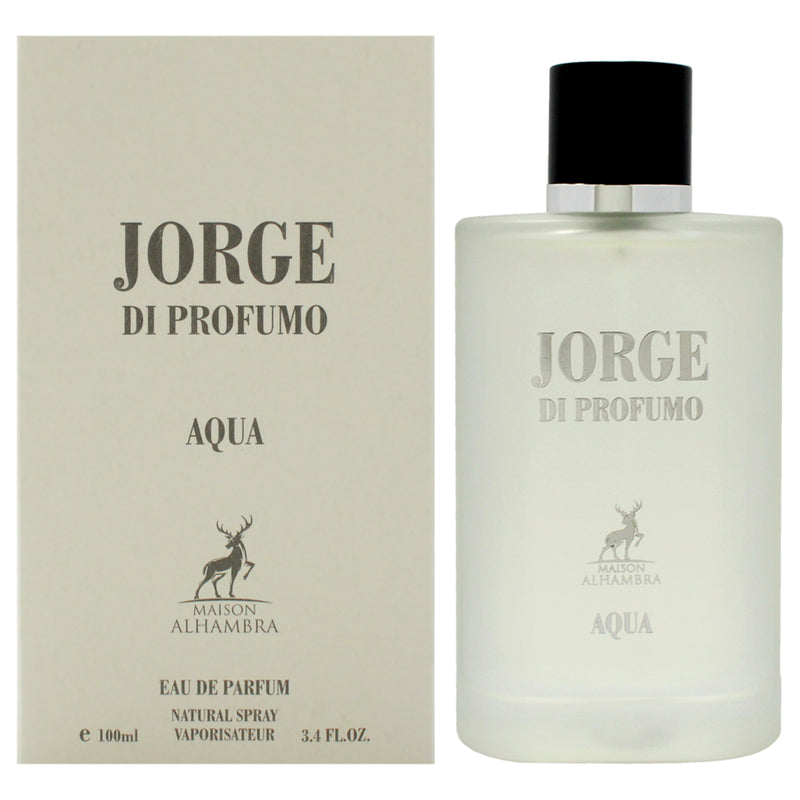 Maison Alhambra Jorge Di Profumo - Aqua by Maison Alhambra for Men - 3.4 oz EDP Spray