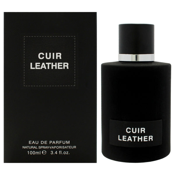 Fragrance World Cuir Leather by Fragrance World for Men - 3.4 oz EDP Spray